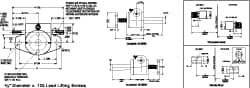 DUFF-NORTON TM2624-3 1/2 TON CAPACITY, 3" LIFT HEIGHT, INVERT