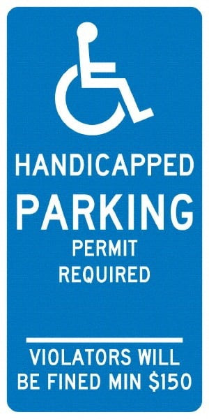 NMC TMS310G HANDICAPPED PARKING PERMIT REQUIRED VIOL