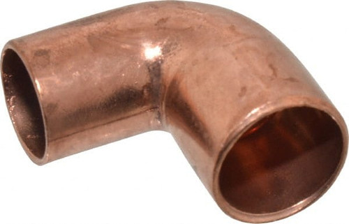 MUELLER W 01652 1/2" WROT COPPER PIPE 90 STREET ELBOW