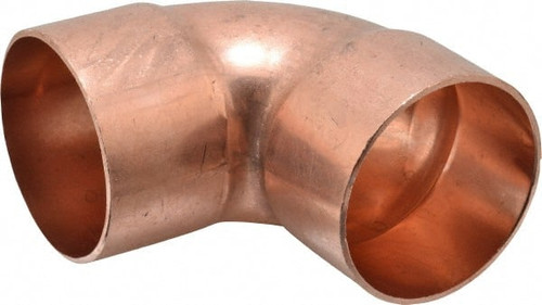 MUELLER W 02087 2-1/2" WROT COPPER PIPE 90 ELBOW