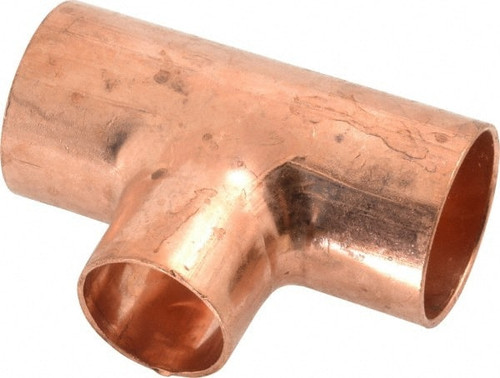 MUELLER W 04049 1 X 1 X 3/4" WROT COPPER PIPE TEE