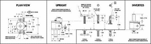 JOYCE/DAYTON WJ1000-3-UP-T3 1/2 TON CAPACITY, 3" LIFT HEIGHT, UPRIGH