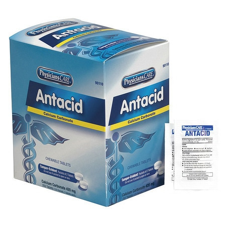ACME UNITED 90110 ANTACIDS AND INDIGESTION TABLET PK125