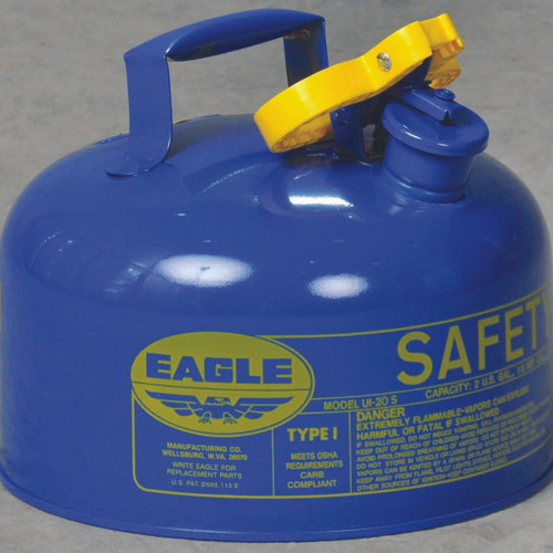 EAGLE MFG UI20SB SAFETY CANS, METAL - BLUE (KEROSENE), CA