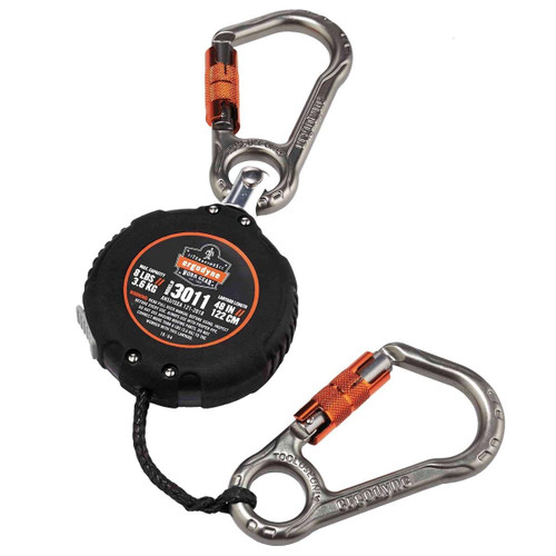 ERGODYNE 19311 SQUIDS 3011 RETRACTABLE TOOL LANYARD WIT