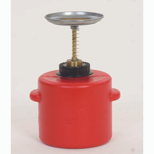 EAGLE MFG P712 SAFETY PLUNGER CANS, POLYETHYLENE - RED,