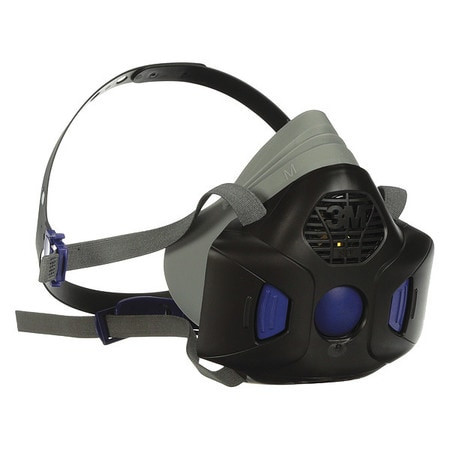 3M HF-801SD HALF MASK RESPIRATOR SILICONE GRAY