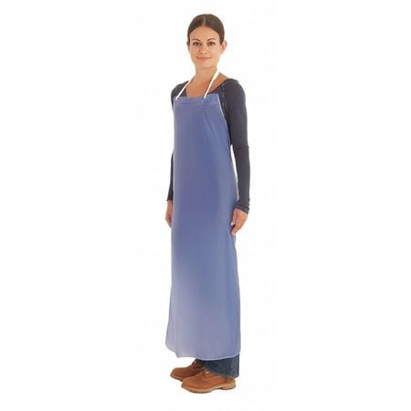 ANSELL 56-007-54 BIB APRON 33 IN W BLUE 54 IN L