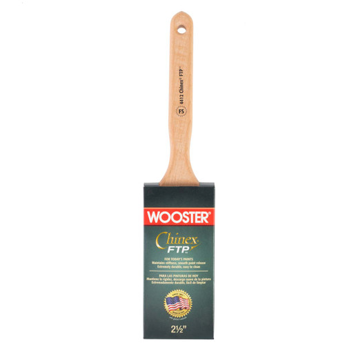 WOOSTER 4412-2 1/2 PAINT BRUSH,2 1/2 IN,FLAT SASH,SYNTHETIC