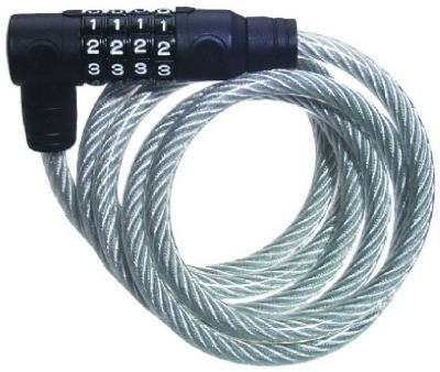 MASTER LOCK 8114D 6-FT. BIKE CABLE WITH COMBINATION BARREL