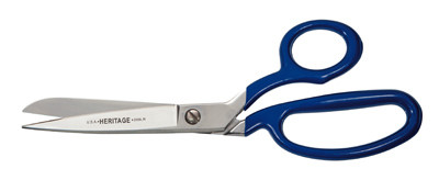 KLEIN TOOLS 208LR-BLU-P BENT TRIMMER W/LARGE RING, BLUE COATING,