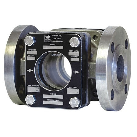 ARCHON INDUSTRIES INC. AKF-FP010AC07A SIGHT FLOW INDICATOR 5-5/8 L 1 PIPE