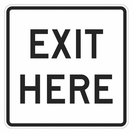 LYLE T1-1905-EG_18x18 EXIT SIGN 18 H 18 W ALUMINUM