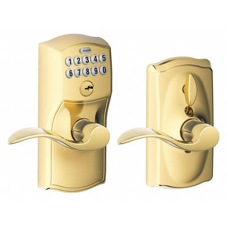 SCHLAGE FE595 CAM505ACC LEVER LOCKSETS; LOCKSET TYPE: ENTRANCE ;