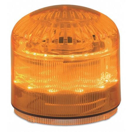 FEDERAL SIGNAL SLM600A BEACON WARNING SOUNDER LIGHT AMBER LED