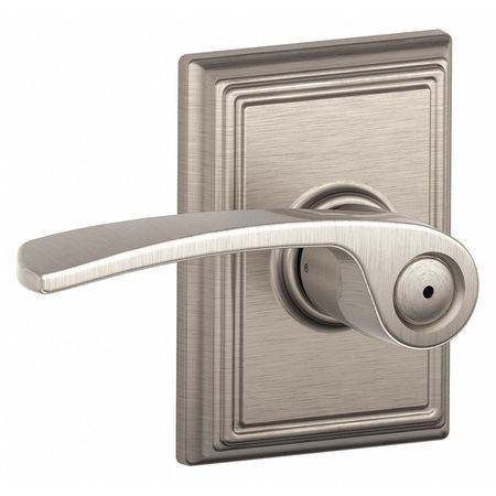 SCHLAGE F40 MER 619 ADD DOOR LEVER LOCKSET SATIN NICKEL PRIVACY