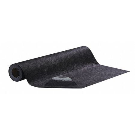 NEW PIG GRP36207-BK ABSORBENT ROLL BLACK 25 FT L 36 W