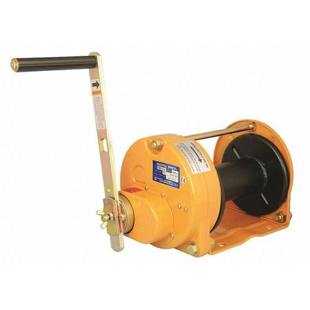 MAXPULL WINCHES GM-10-SI HAND WINCH 2200 LB 1ST LAYER LD CAP.