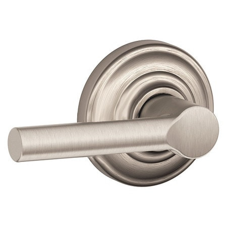 SCHLAGE F10 BRW 619 AND DOOR LEVER LOCKSET SATIN NICKEL PASSAGE