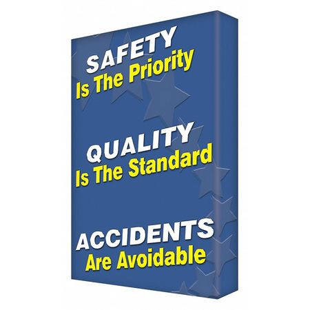 CONDOR USA INC 487D73 SAFETY SIGN,24 IN,ALUMINUM