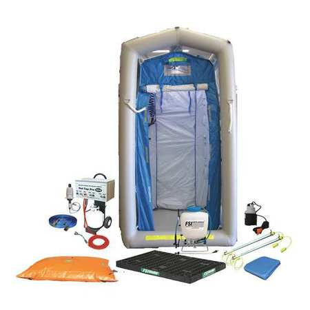 FSI DAT1010S-SYS-NL DECONTAMINATION SHOWER BLUE 775 LB.