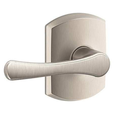 SCHLAGE F10 VLA 619 GRW DOOR LEVER LOCKSET SATIN NICKEL PASSAGE