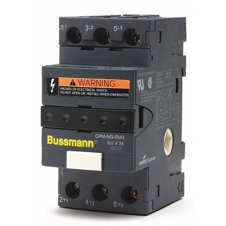 COOPER BUSSMANN OPM-NG-SM3 FUSE BLOCK 0 TO 30A CLASS CC 3 POLE