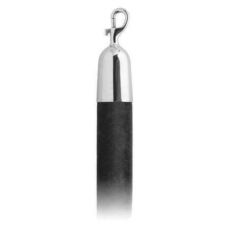 LAVA HEAT ITALIA 40-930161/4BK BARRIER ROPE BLACK VELOUR 4 FT L