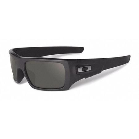 OAKLEY OO9253-01 GLASSES,GRY LENS,BLK FRAME,DET CORD