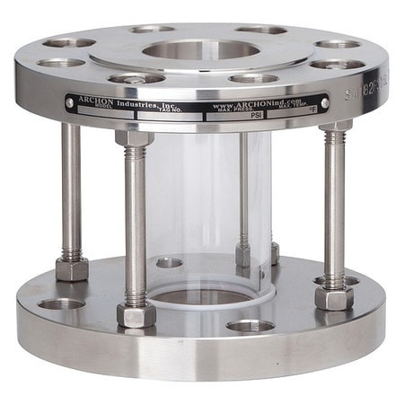 ARCHON INDUSTRIES INC. AKGF080-C19A000 SIGHT FLOW INDICATOR 13-3/8 L 8 PIPE