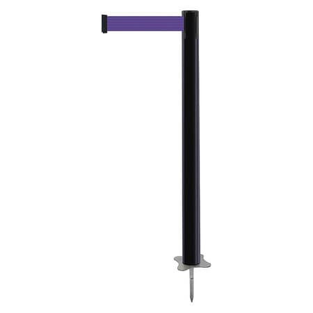 TENSABARRIER 884-33-MAX-P5X-C SPIKE POST BLACK POST 43 H