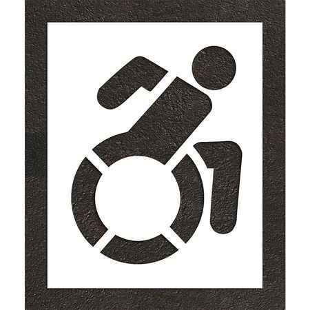 RAE STL-116-33901 PAVEMENT STENCIL, SYMBOL, HANDICAP - ADA