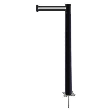 TENSABARRIER 884-33-MAX-S3X-C SPIKE POST BLACK POST 43 H