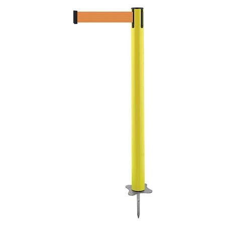 TENSABARRIER 884-35-MAX-O5X-C SPIKE POST YELLOW POST 43 H