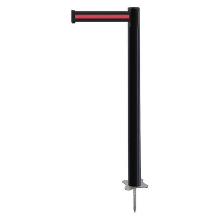 TENSABARRIER 884-33-MAX-S2X-C SPIKE POST BLACK POST 43 H