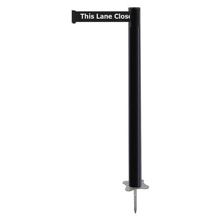 TENSABARRIER 884-33-MAX-BDX-C SPIKE POST BLACK POST 43 H