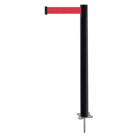 TENSABARRIER 884-33-MAX-R5X-C SPIKE POST BLACK POST 43 H