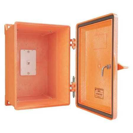 HUBBELL 255-003ORSK WEATHERPROOF PHONE ENCLOSURE ORANGE