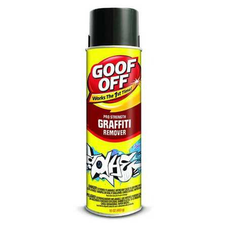 GOOF OFF FG673 GRAFFITI REMOVER AEROSOL CAN CLEAR RTU