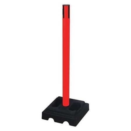 RETRACTA-BELT 332PRD-RCV BELT BARRIER RECEIVER POST RED COLOR