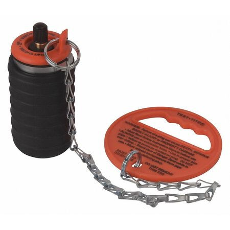 TEST-TITE 83586 TEST PLUG RUBBER PNEUMATIC TYPE 2 SIZE