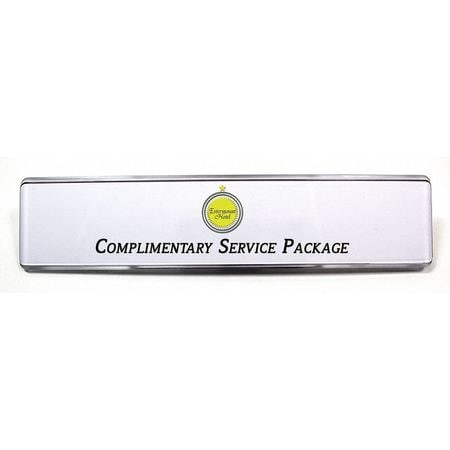 MIGHTY BADGE 906497 INSERT 2 X 10 INSERTS BLANK LEGEND PK5