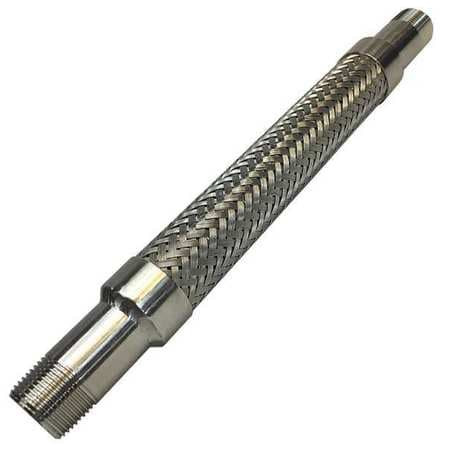 GRAINGER GLOBAL SOURCING 64PL-CA11-0240-11C-11C FLEXIBLE METAL HOSE ASSEMBLY 4 I.D.24