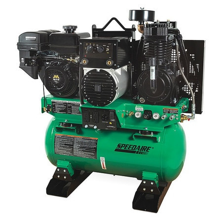 SPEEDAIRE AGW-SM14-30G AIR COMPRESSOR/GENERATOR/WELDER, 80.8DB