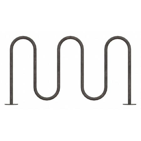 MADRAX WP36-7-SF-G BIKE RACK SILVER 36 H 64 L STEEL