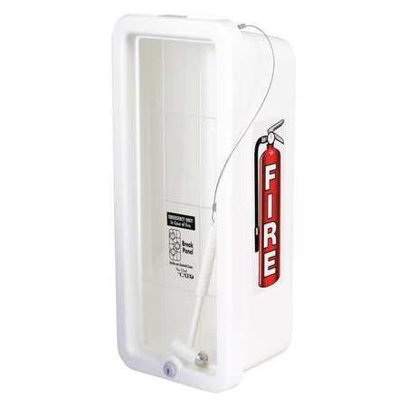 CATO 105-5 WWC-H FIRE EXTINGUISHER CABINET 5 LB CAP. WHT