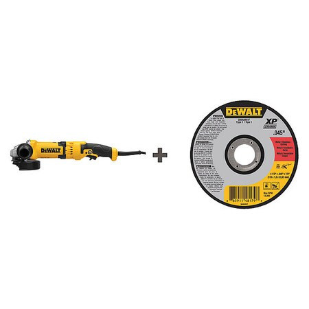 DEWALT TOOLS DWE43116/ DWA8951F ANGLE GRINDER BARE TOOL 9000 LOAD RPM