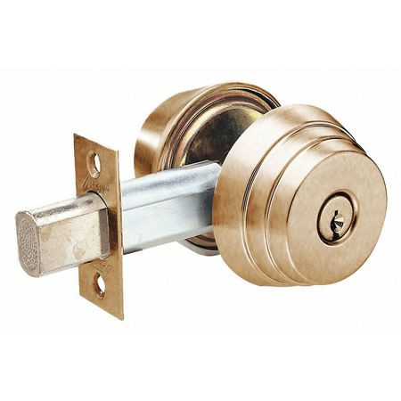 ARROW FASTENER CO E61 10 GRADE 2 SINGLE CYLINDER DEADLOCK, CONVEN
