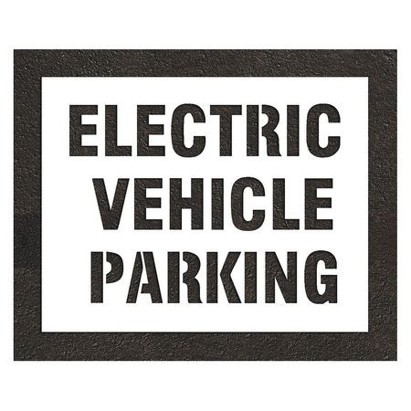 RAE STL-116-90834 PAVEMENT STENCIL 37 H 47 W 0.063 THICK