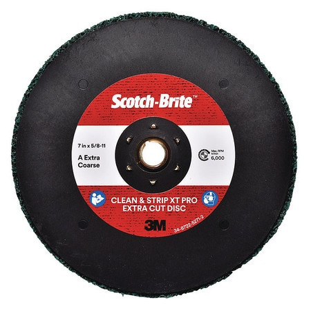 3M 61500303153 QUICK CHANGE DISC,NON-WOVEN,SHANK,GRN